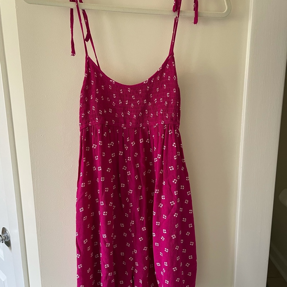 Fuchsia Flowered dress